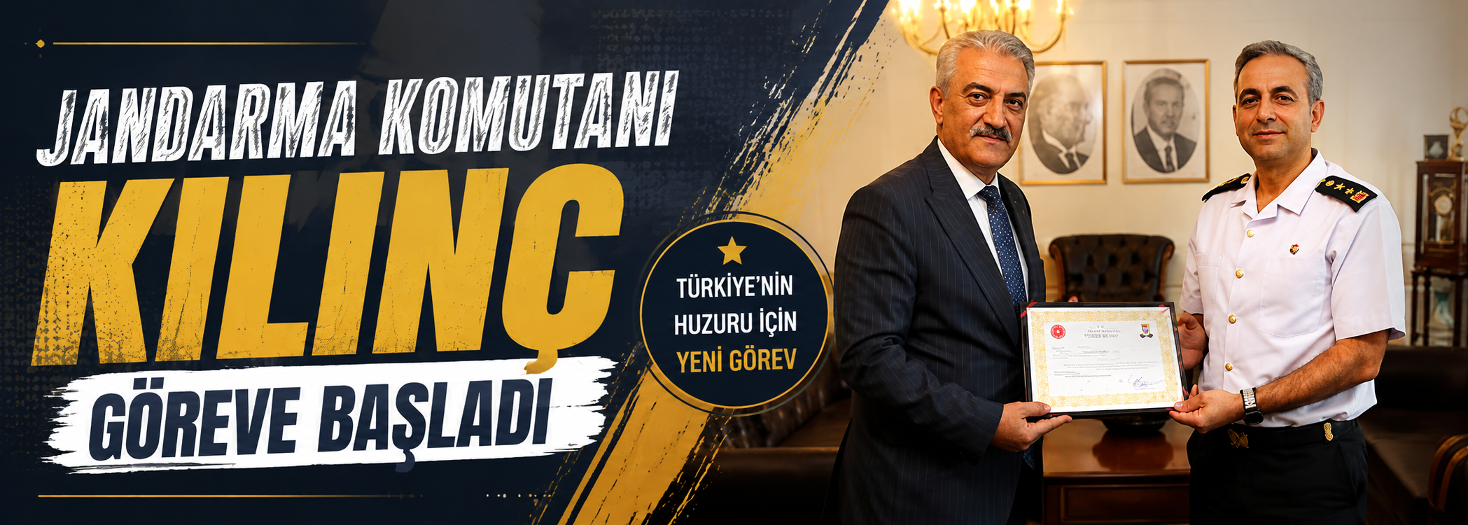 Jandarma Komutanı Kılınç göreve başladı