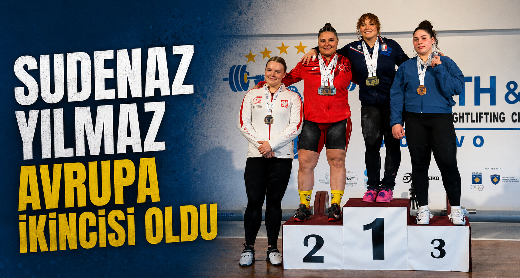 Sudenaz Yılmaz Avrupa İkincisi Oldu