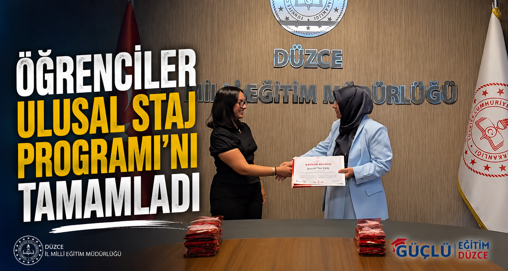 Öğrenciler Ulusal Staj Programı’nı Tamamladı