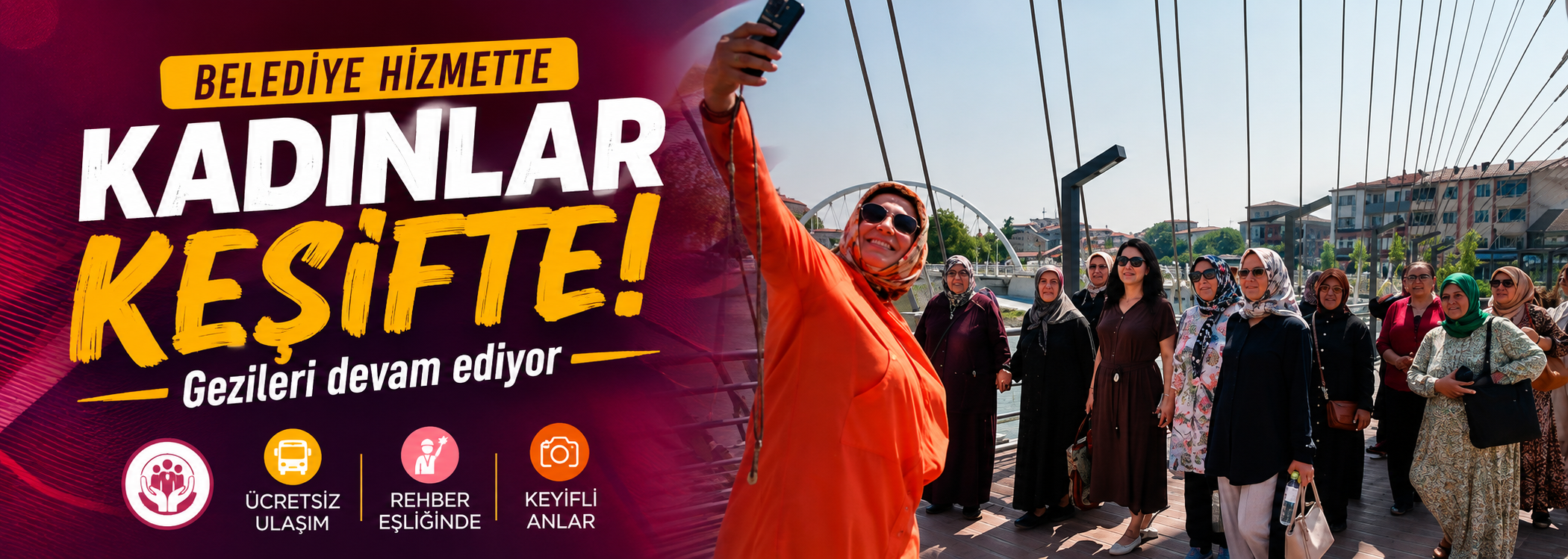 “Belediye Hizmette, Kadınlar Keşifte” gezileri devam ediyor