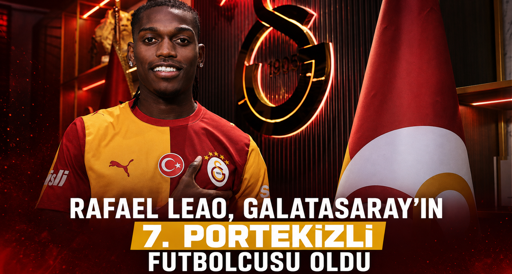 Rafael Leao, Galatasaray’ın 7. Portekizli futbolcusu oldu