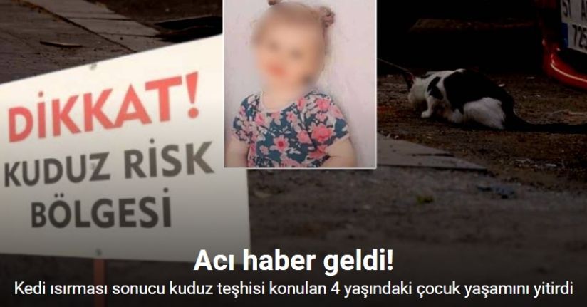 Diyarbakır’da kuduz teşhisiyle entübe edilen çocuk hayatını kaybetti