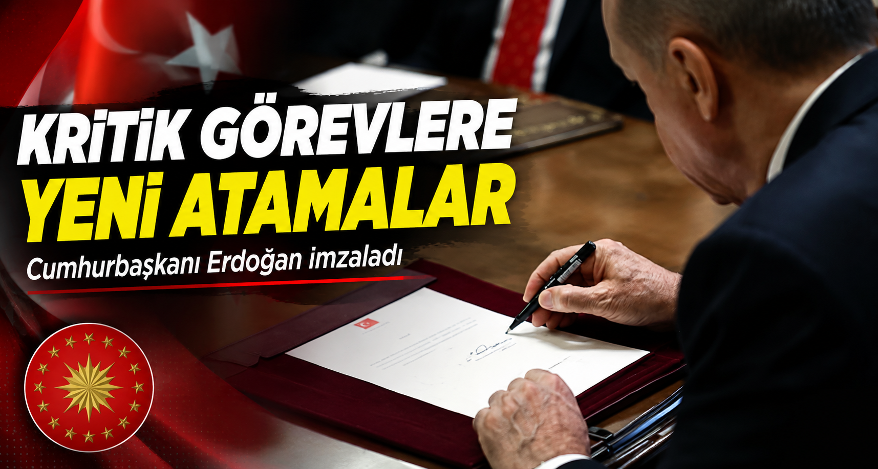Cumhurbaşkanlığı tarafından yapılan atamalar Resmi Gazete’de