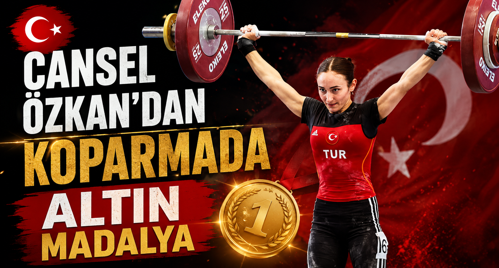 Cansel Özkan’dan koparmada altın madalya