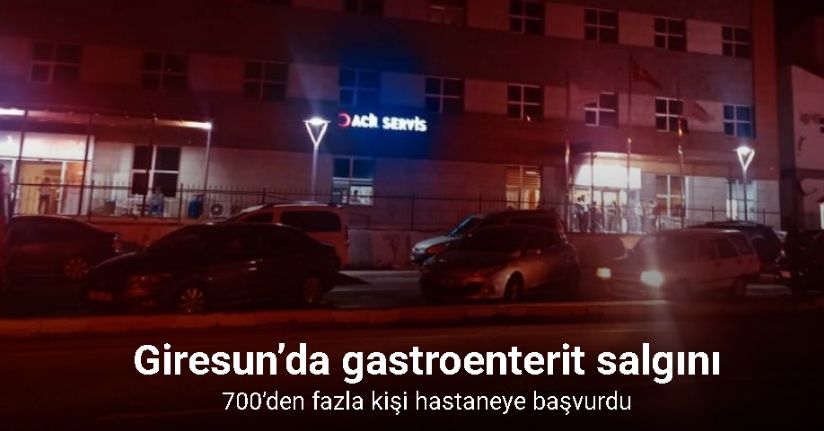 Giresun’da gastroenterit salgını: 700’den fazla kişi hastaneye başvurdu