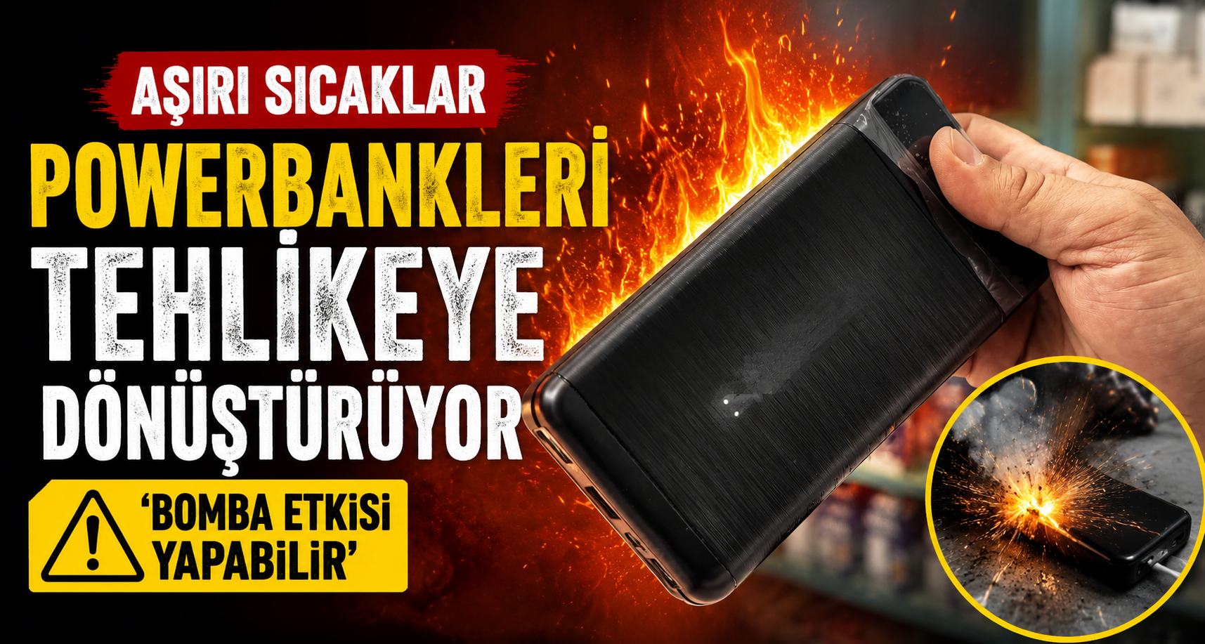 Aşırı sıcaklar powerbankleri tehlikeye dönüştürüyor: ‘Bomba etkisi yapabilir’