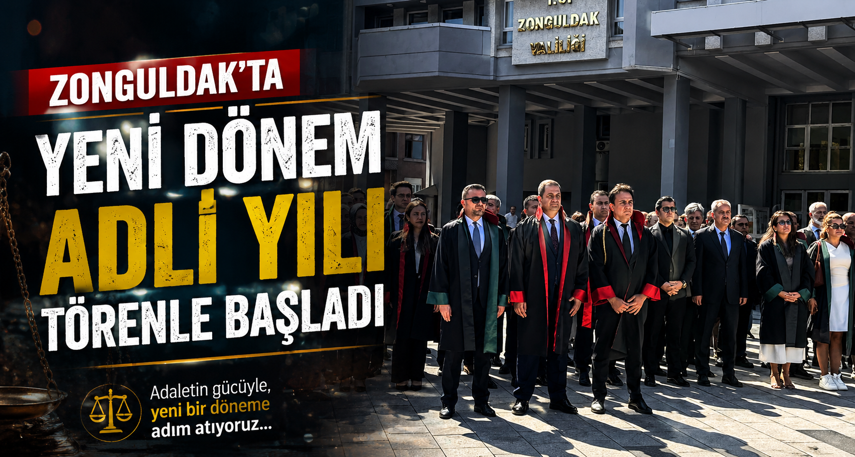 Zonguldak’ta yeni dönem adli yılı törenle başladı