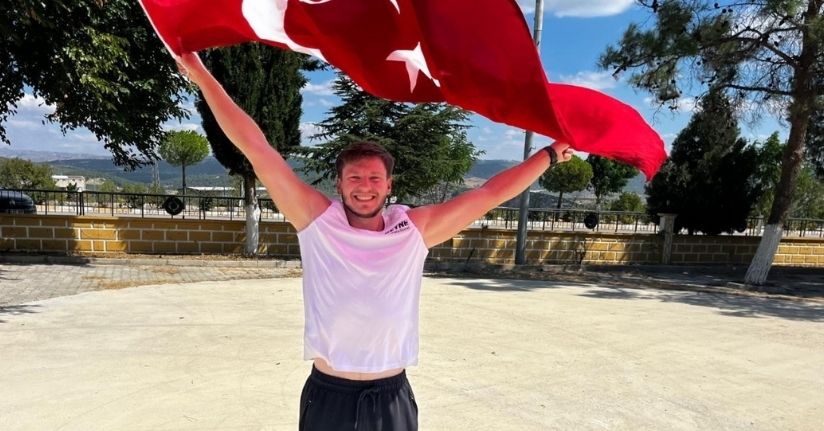 Almanya’dan koşmaya başlayan gurbetçi 53 günde Denizli Buldan’a ulaştı