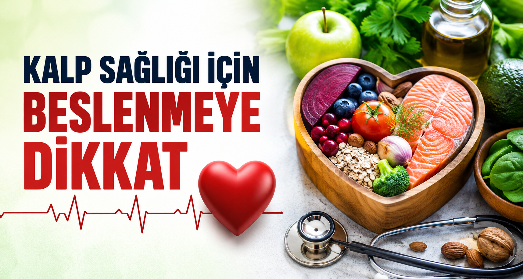 Kalp sağlığı için beslenmeye dikkat