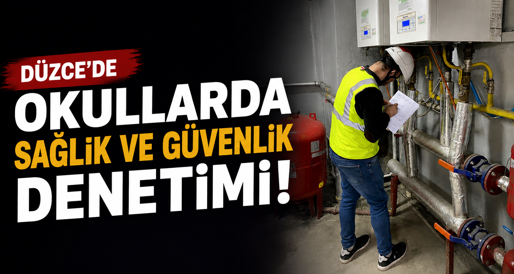 Düzce’de Okullarda Sağlık ve Güvenlik Denetimi