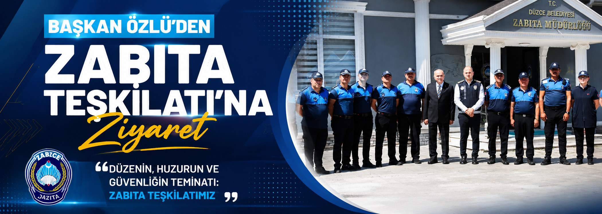 Başkan Özlü’den Zabıta Teşkilatı’na Ziyaret